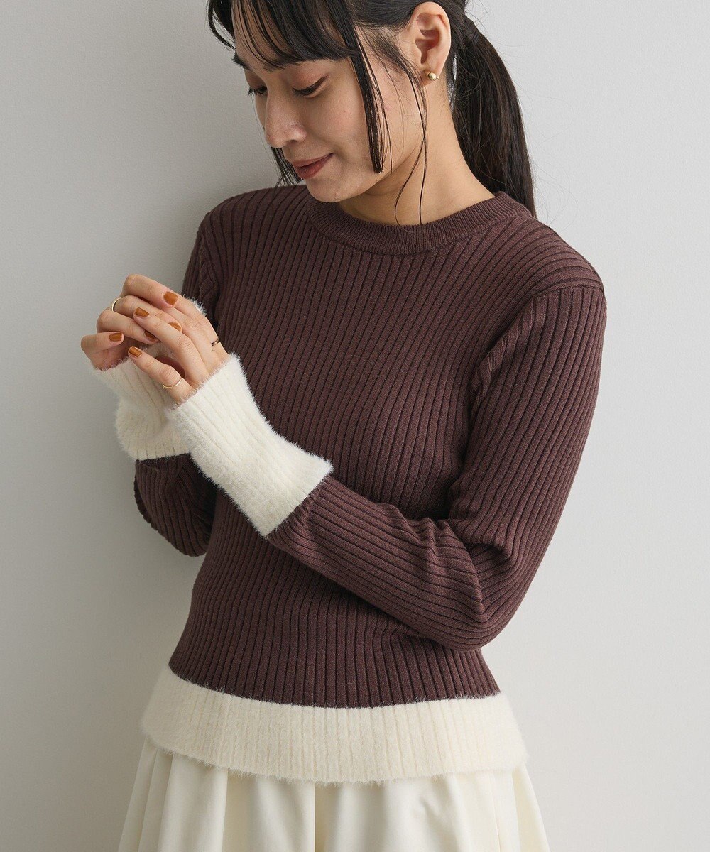 CRAFT STANDARD BOUTIQUE とてもち袖シャギーニットプルオーバー 