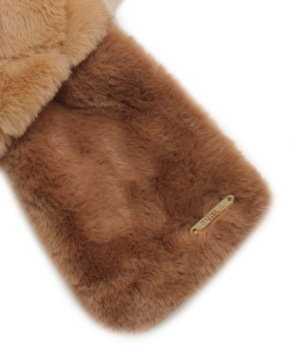 MOONBAT FURLA フェイクファーキルティングマフラー 