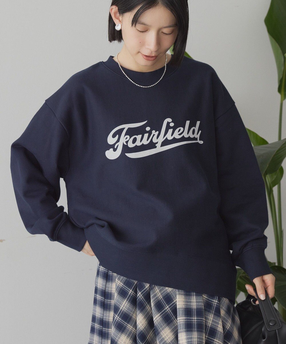 AMERICAN HOLIC Fairfield フロッキースウェットプルオーバー 