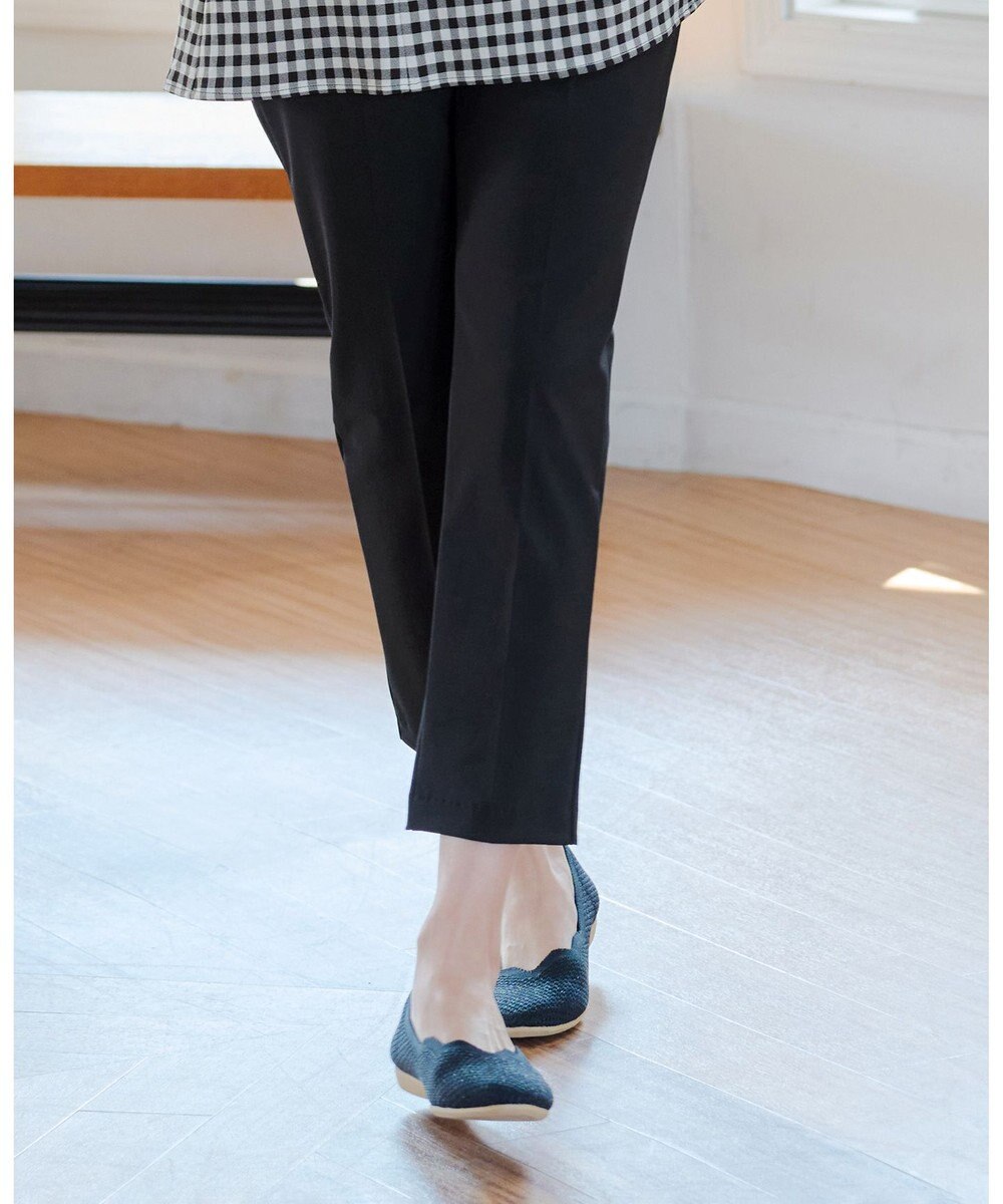 Tiaclasse 【小倉優子さん着用・日本製・洗える】サーラドライ・テーパードパンツ 