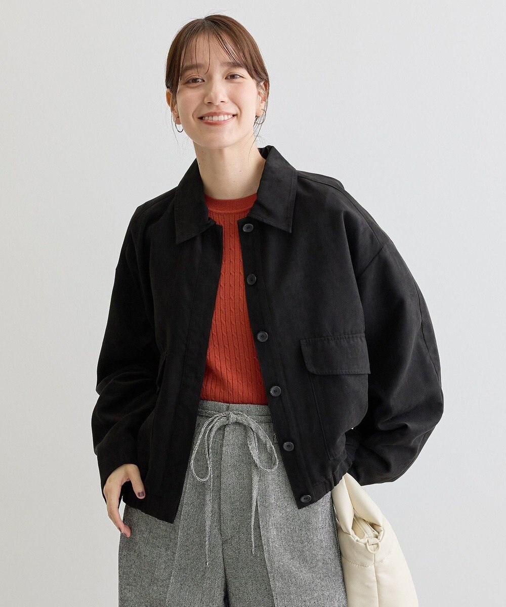 Green Parks プチケーブルクルーネックニットプルオーバー 