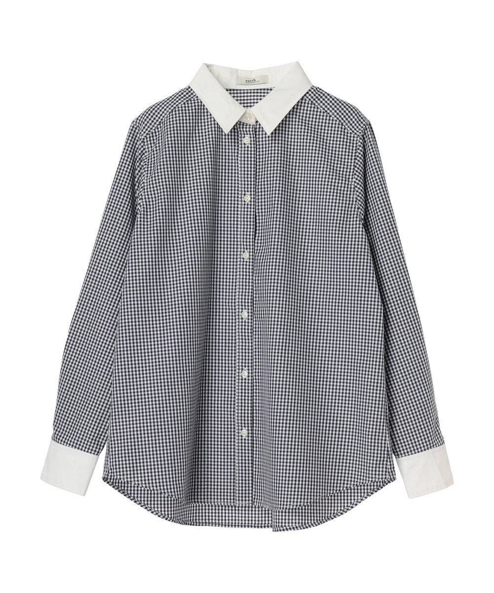 earth music&ecology クレリックシャツ 