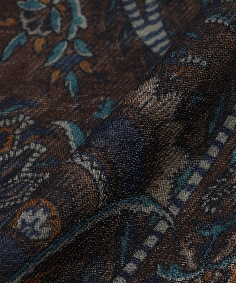 JOSEPH ABBOUD 【イタリアHolliday&Brown社製】ペイズリープリント ストール 