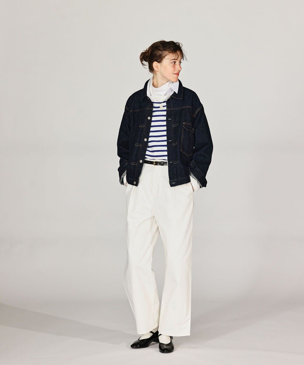 LENO ONE  FOWARD PLEATS CHINO TROUSERS ワンタックチノパンツ 
