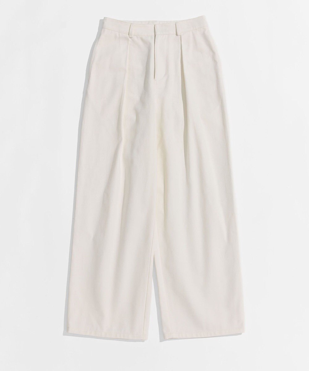 LENO ONE  FOWARD PLEATS CHINO TROUSERS ワンタックチノパンツ 