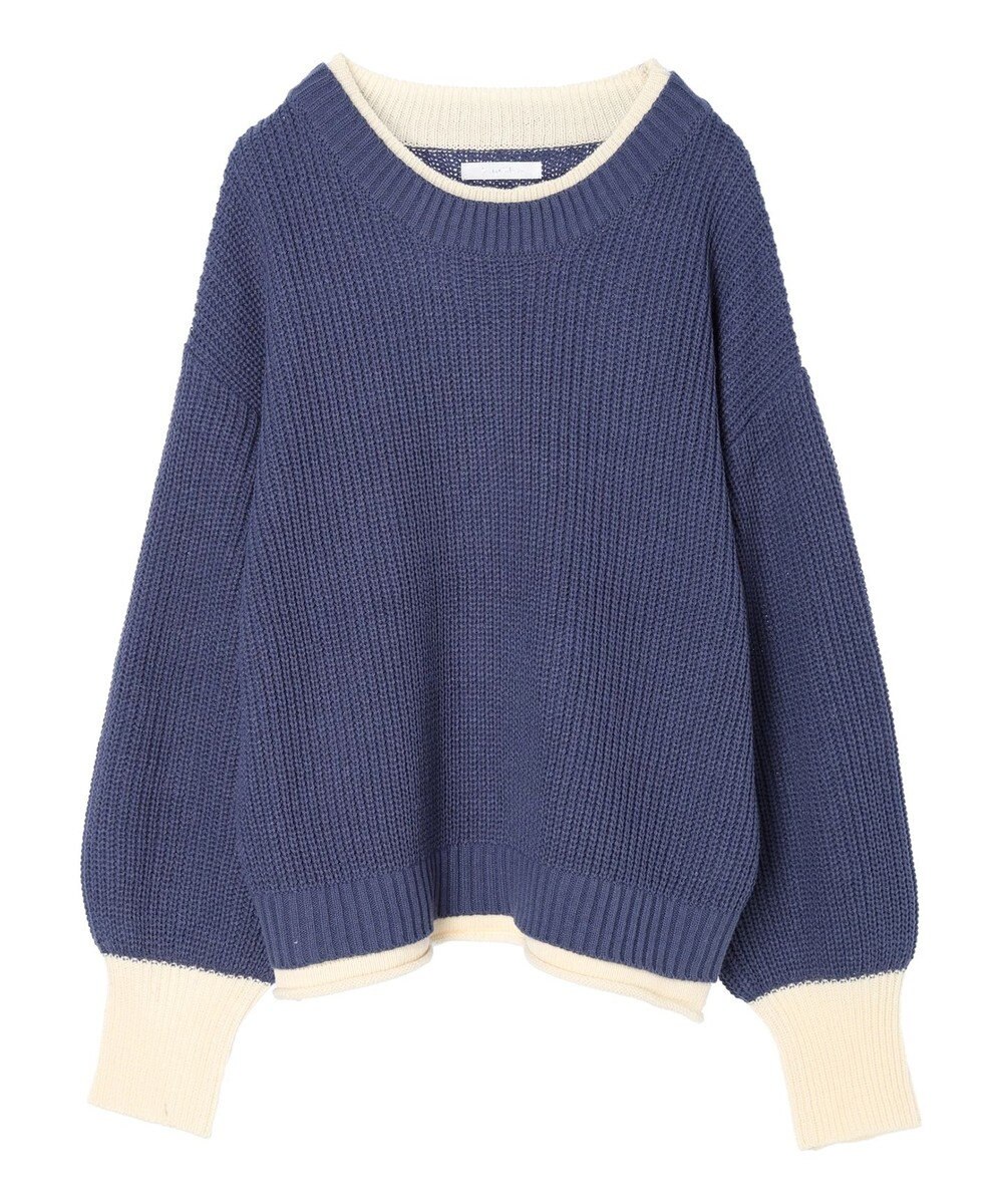 Green Parks ・Ｐｅｔｉｔ　Ｆｌｅｕｒ　レイヤード風ハイショクニット 