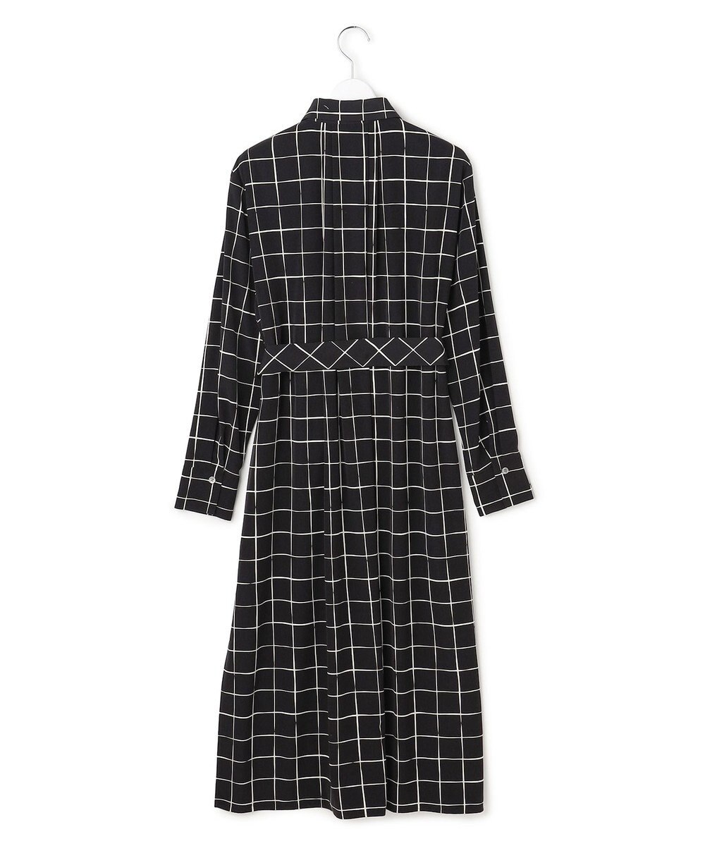 ICB L 【30th ANNIVERSARY】 ウィンドウペンプリント シャツワンピース 