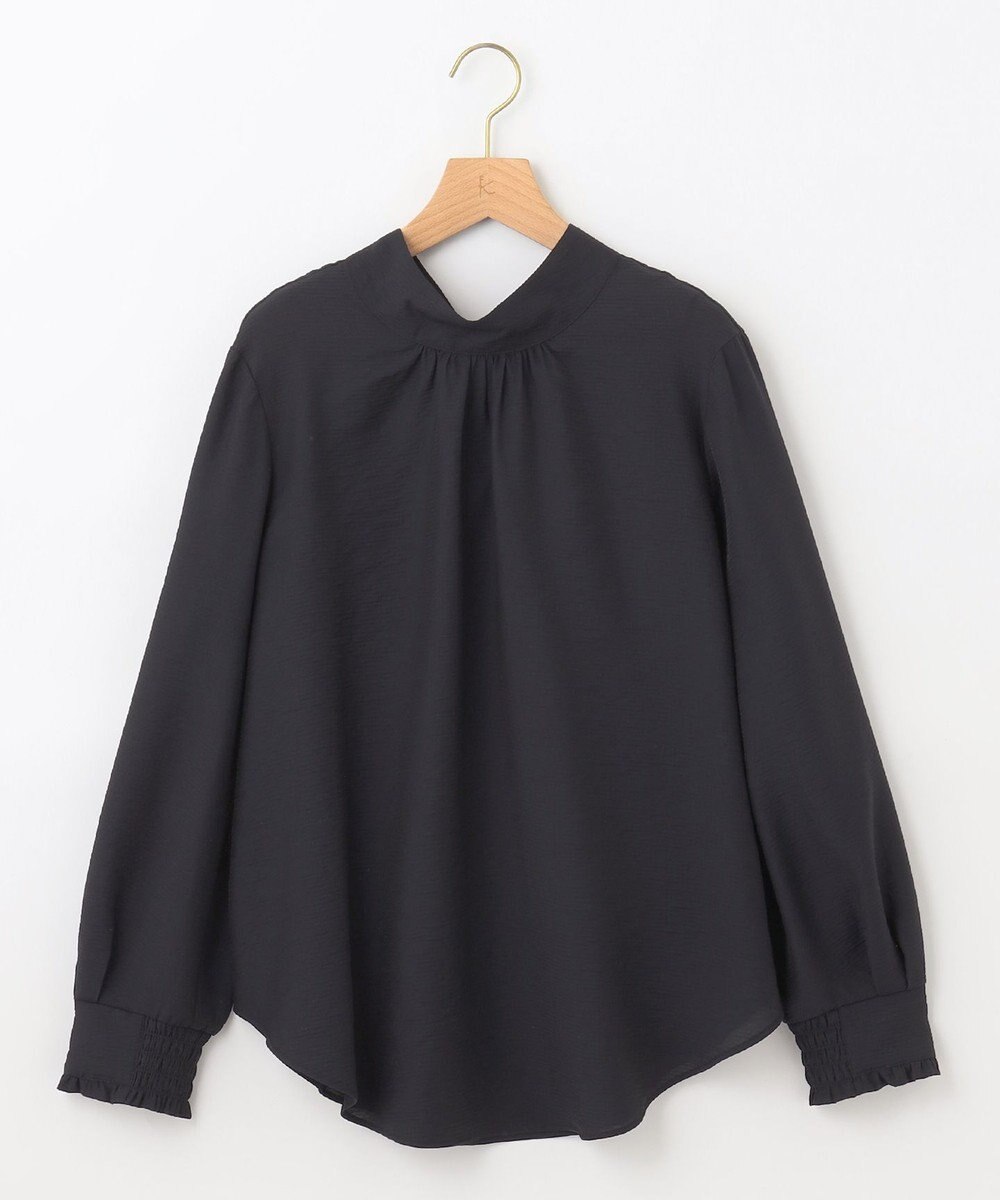 組曲 【セットアップ対応・前後着用可】ニュアンスシフォン ブラウス 