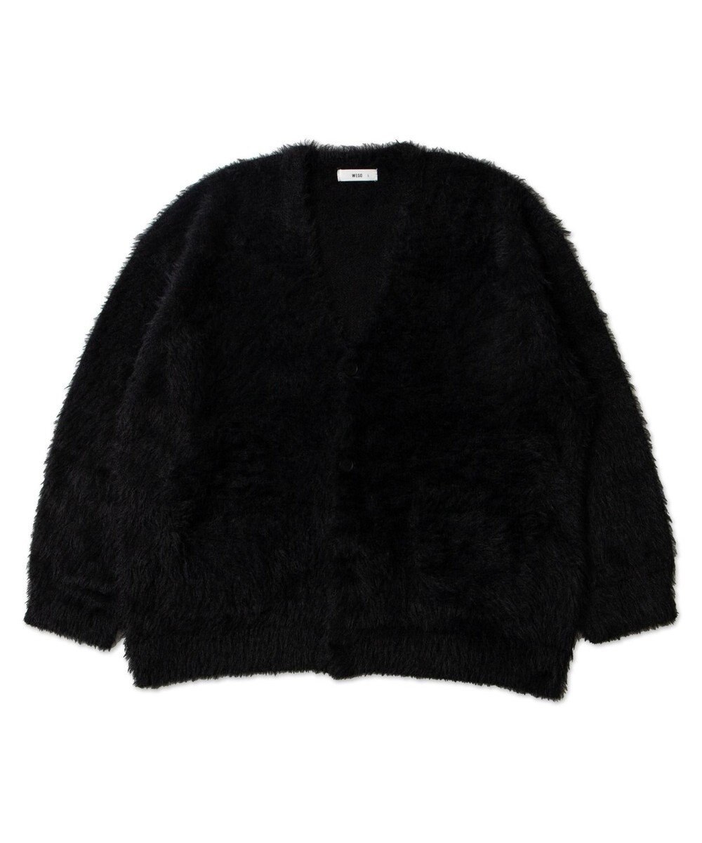 WEGO 【ユニセックス着用ITEM】フェザーカーディガン 