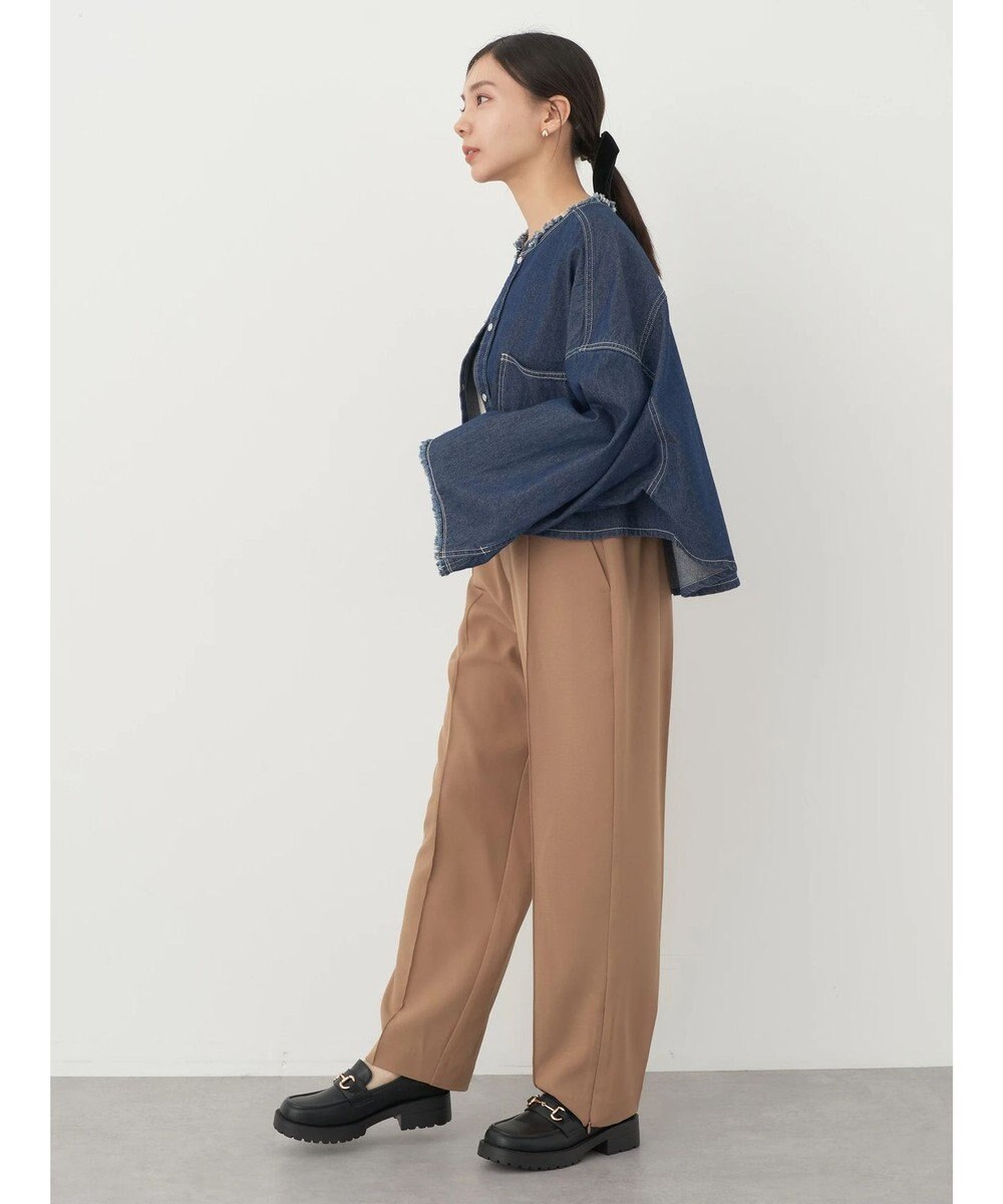 earth music&ecology ２ｗａｙピンタックテーパードパンツ 