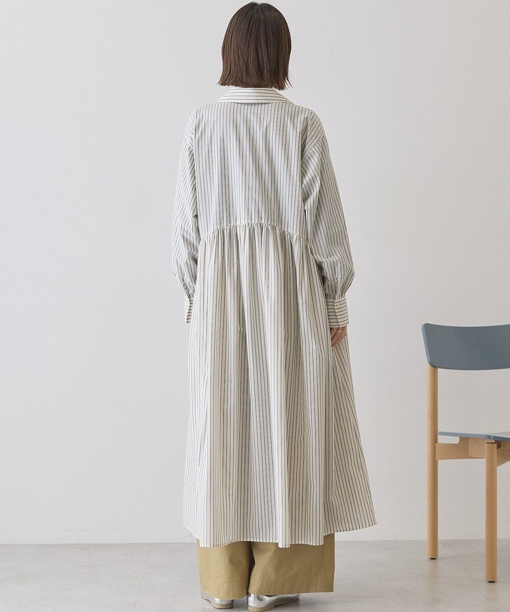 AMERICAN HOLIC 【イージーケア】ギャザーシャツワンピース 