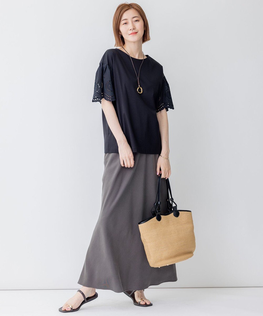 23区 【STORY7月号掲載】フィブリルツイル  ナロースカート 