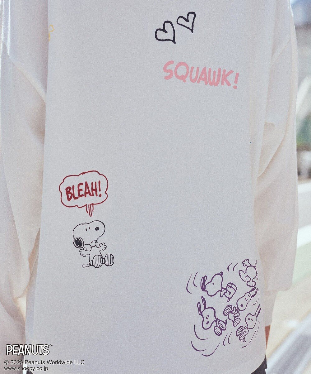 earth music&ecology 【綿100％】ＰＥＡＮＵＴＳ／ｅａｒｔｈ　マルチカラーアートロンＴ 