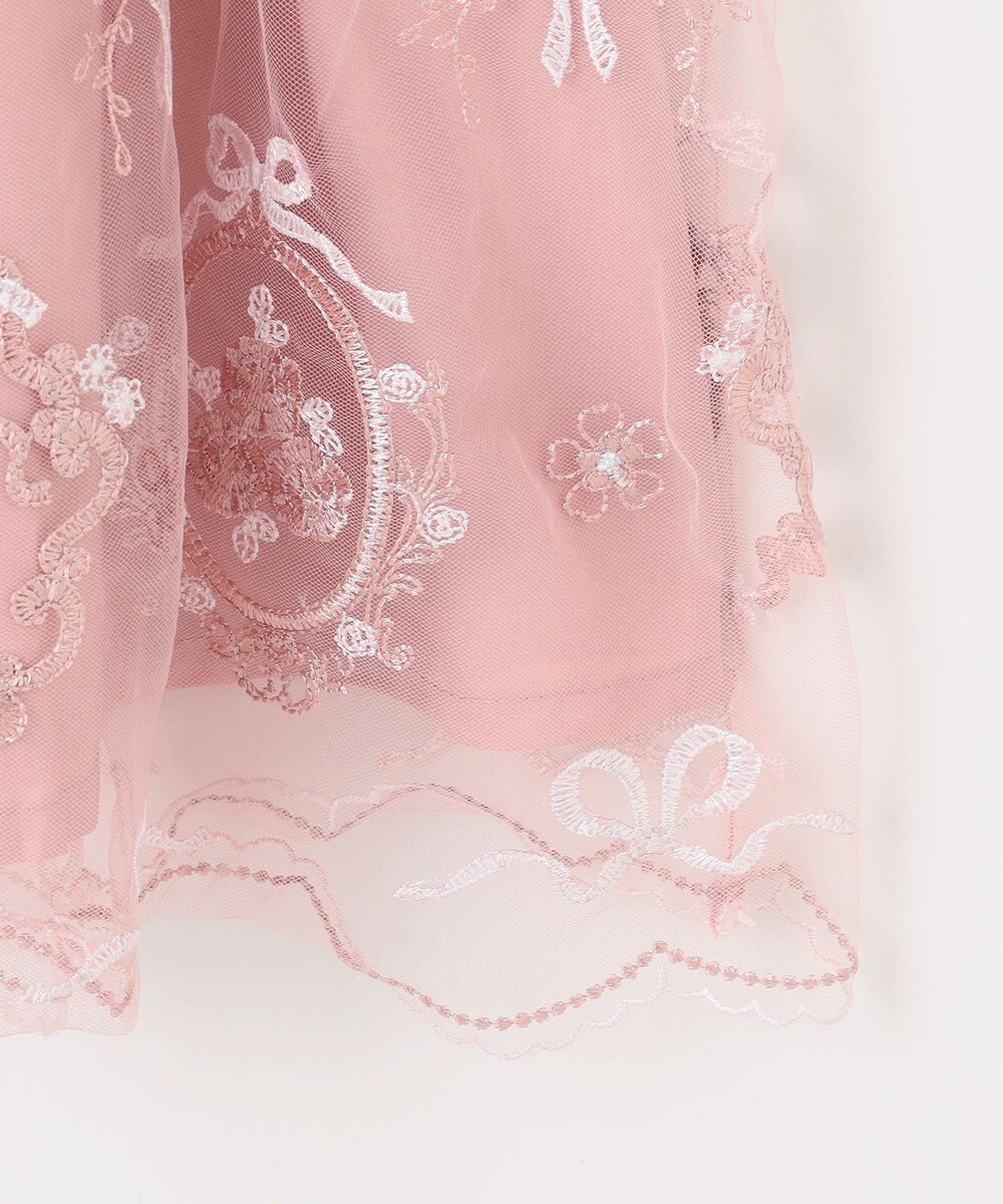ANY KIDS バレエ刺繍チュールワンピース 