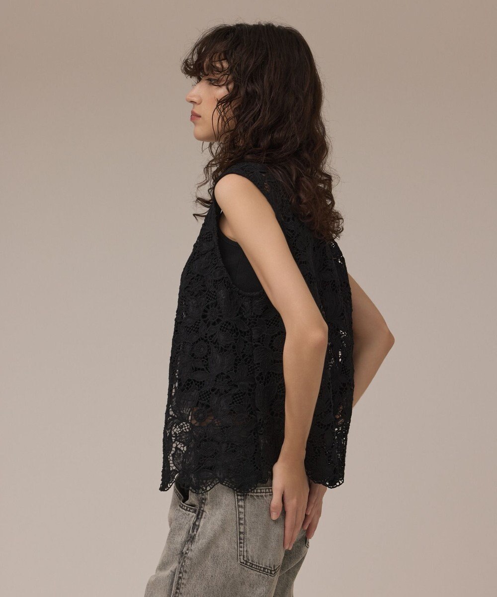 GRACE CONTINENTAL レース刺繍ベスト 