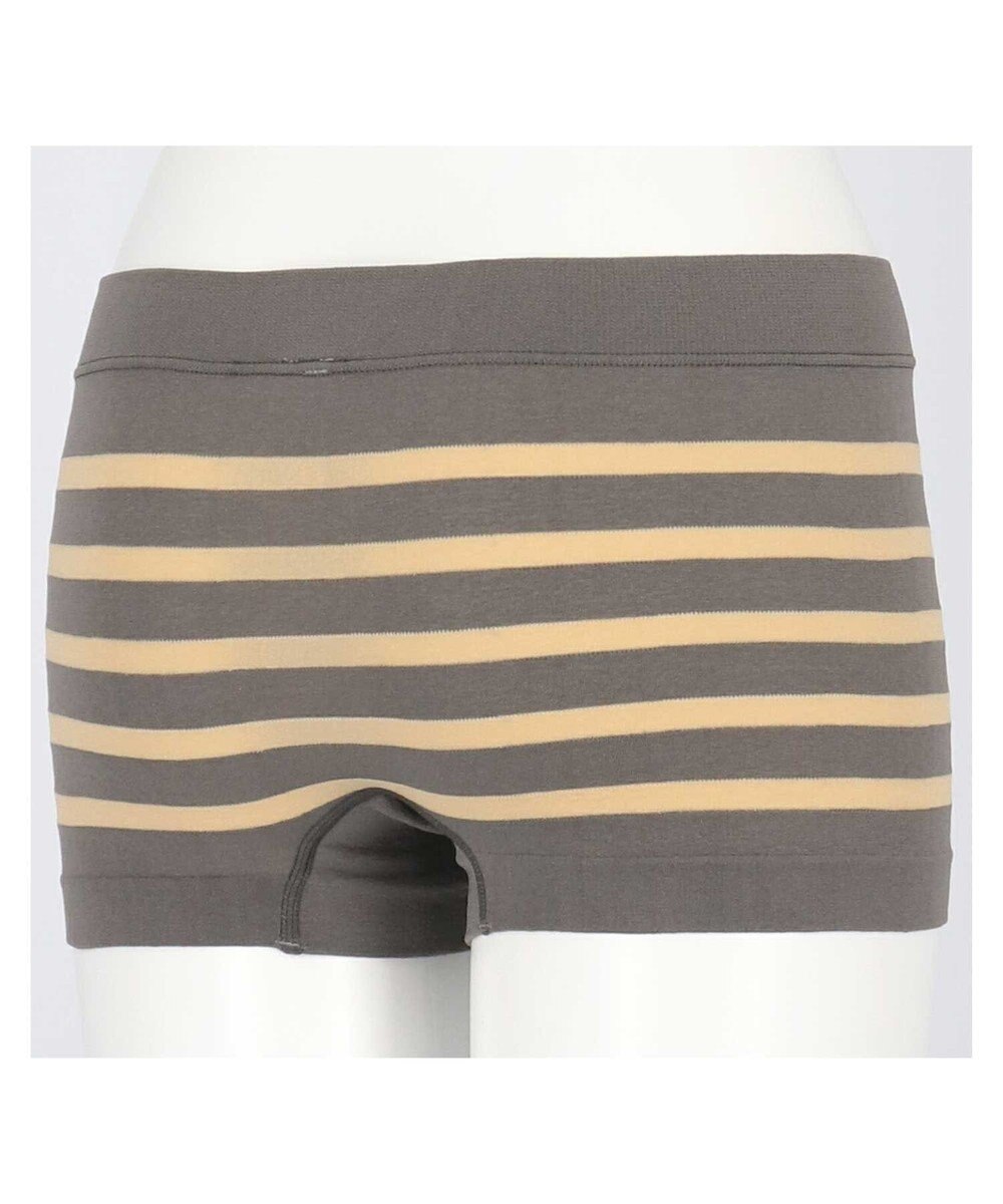 une nana cool S～LLまでワンサイズ設計 びよ～んと伸びるショーツ B4N ボーダー 