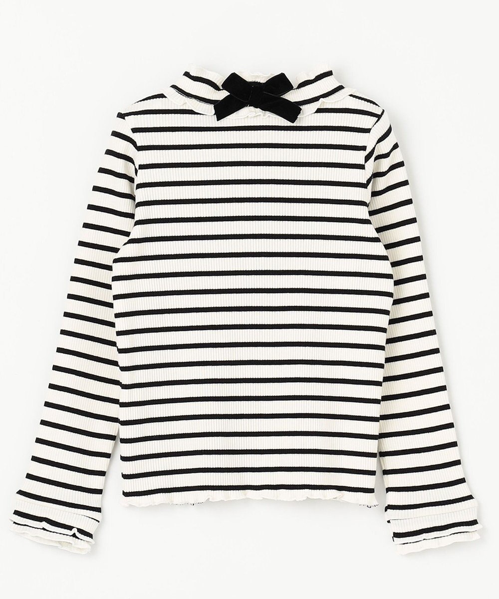 ANY KIDS テレコハイネック長袖Tシャツ 