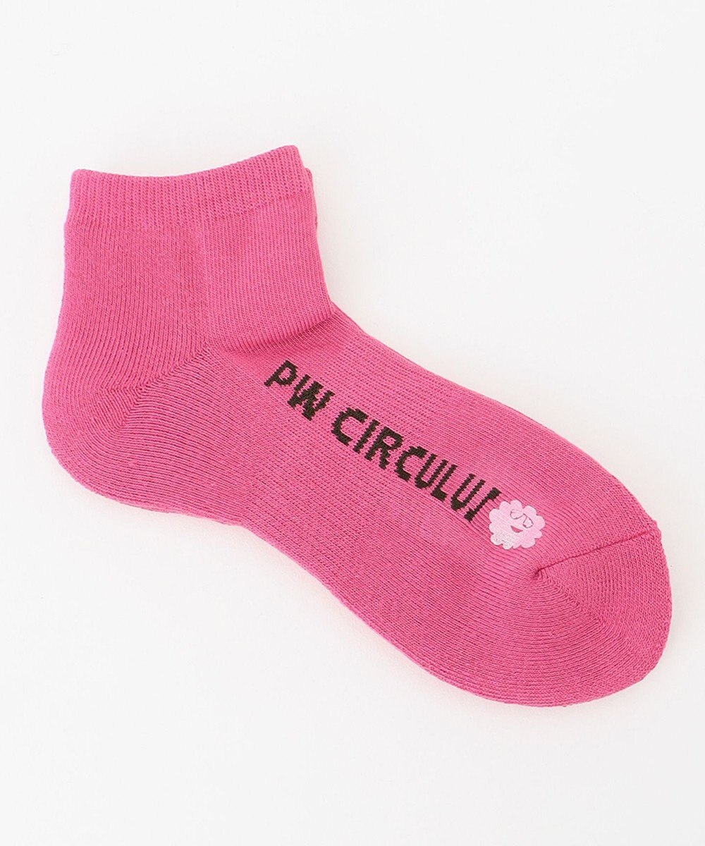 PW CIRCULUS 【WOMEN】【土踏まずをサポート】ロゴ ショートソックス 