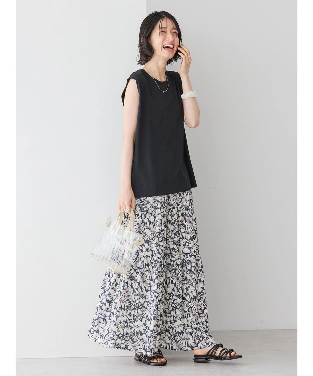 AMERICAN HOLIC インドコットンティアードボイルスカート 