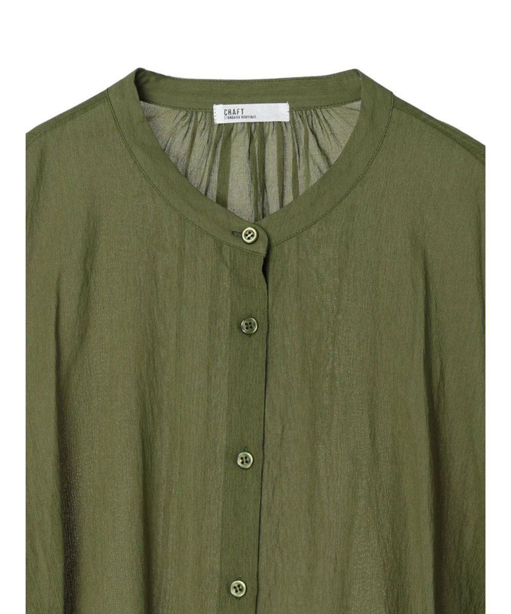 CRAFT STANDARD BOUTIQUE ウ゛ィンテージボイルソデシャーリングチュニック 