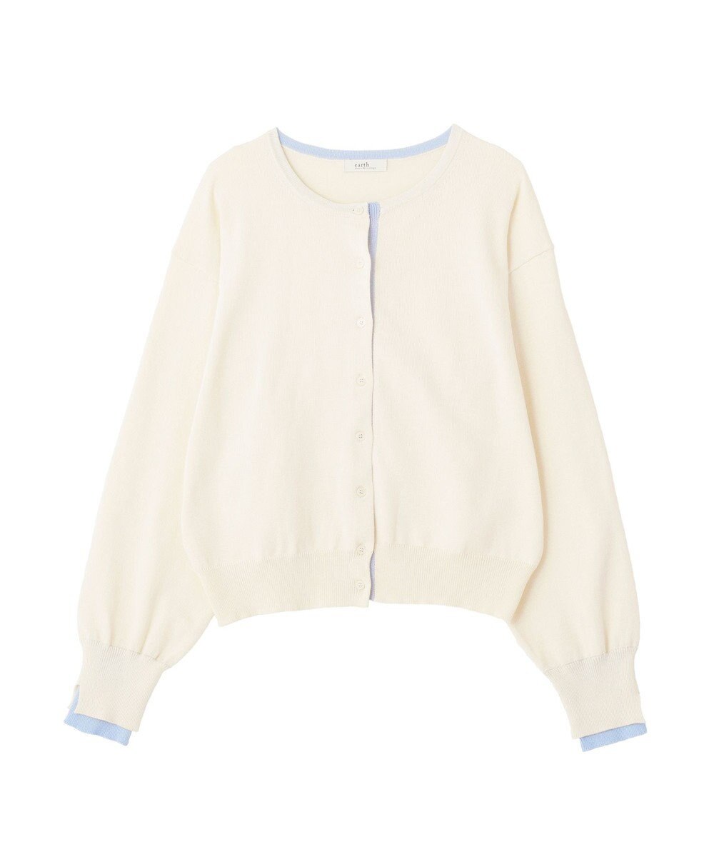 earth music&ecology 【予約】カラーコンビニットカーディガン 