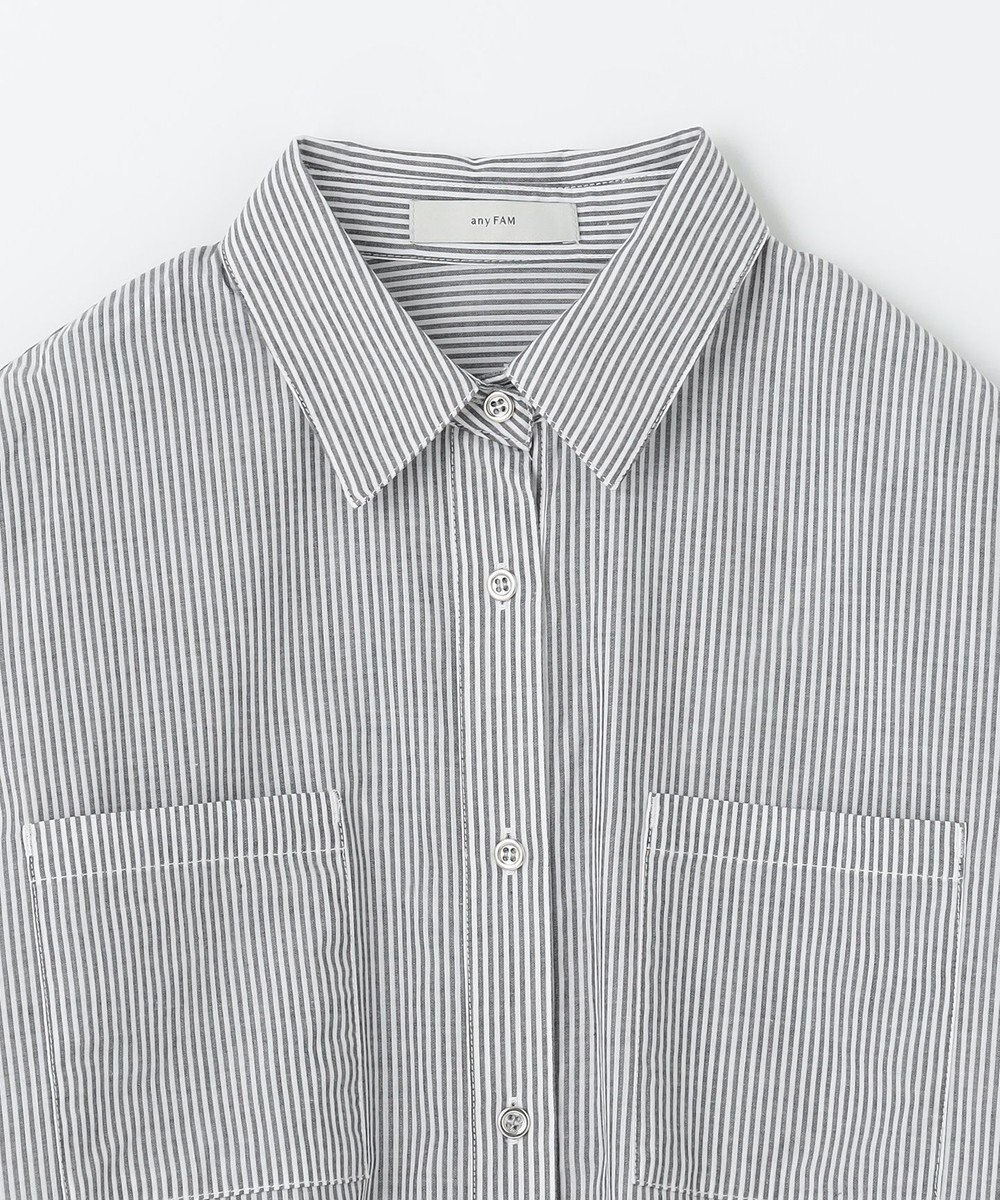 ANY コットンエアーウォッシュ5分袖シャツ 