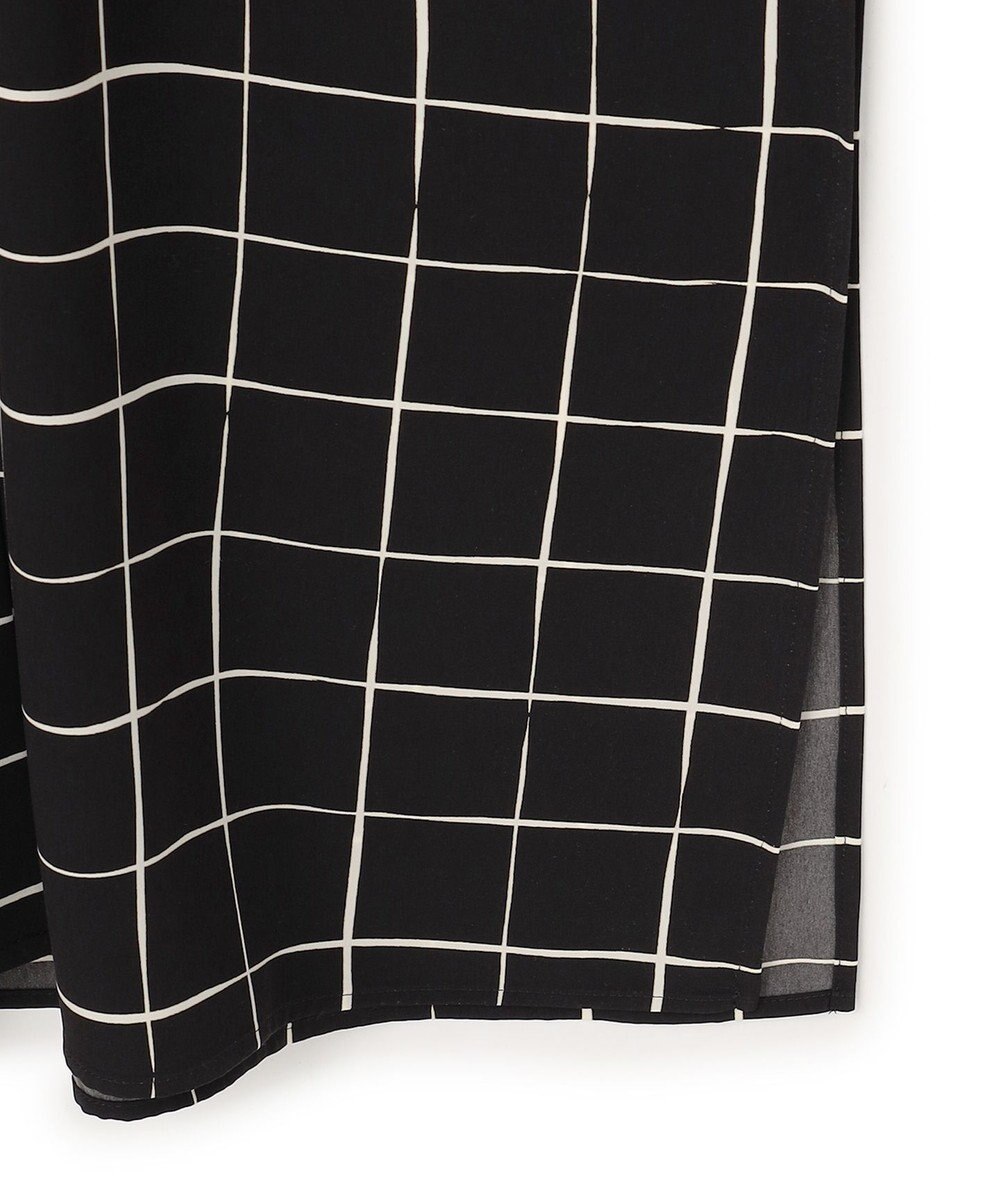 ICB L 【30th ANNIVERSARY】 ウィンドウペンプリント シャツワンピース 