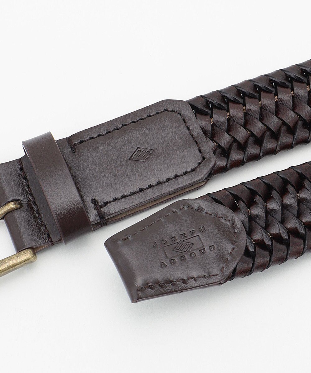 JOSEPH ABBOUD 【キングサイズ・伸びる！】ストレッチレザーベルト 