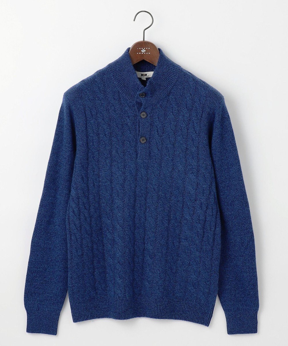 JOSEPH ABBOUD 【カシミヤ混/洗える】カシミヤブレンド ハイネック プルオーバー ニット 