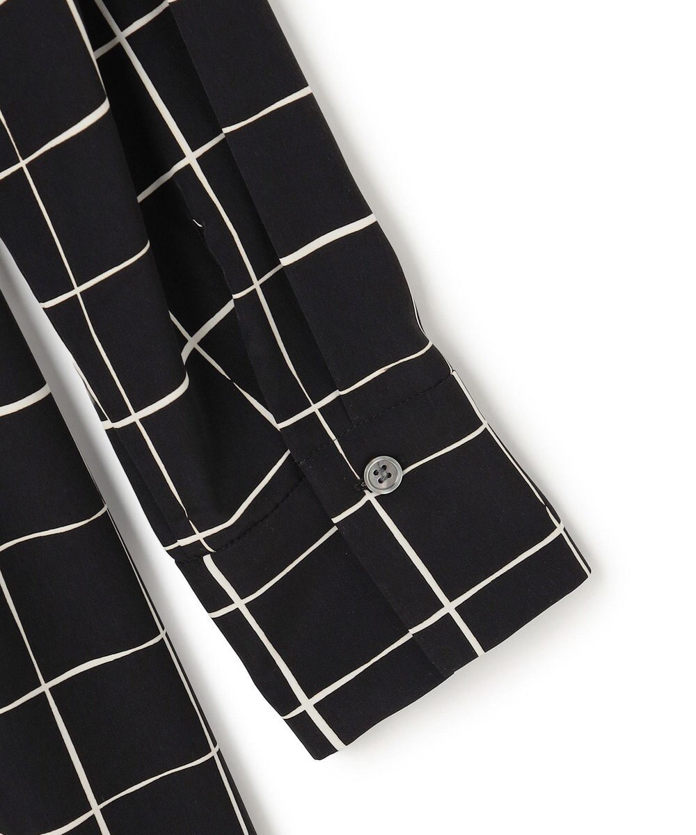 ICB L 【30th ANNIVERSARY】 ウィンドウペンプリント シャツワンピース 