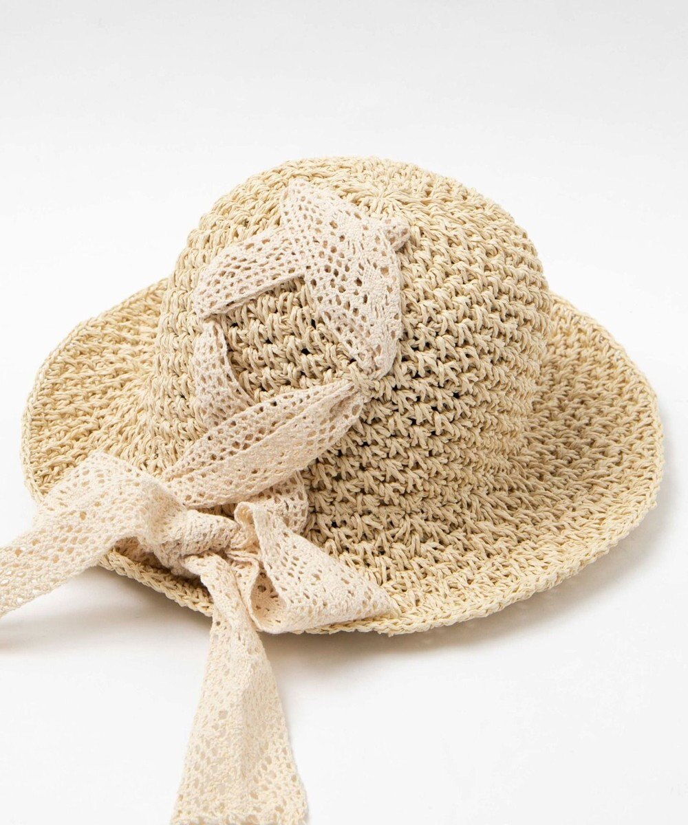 WEGO レースアップ雑材ハット 