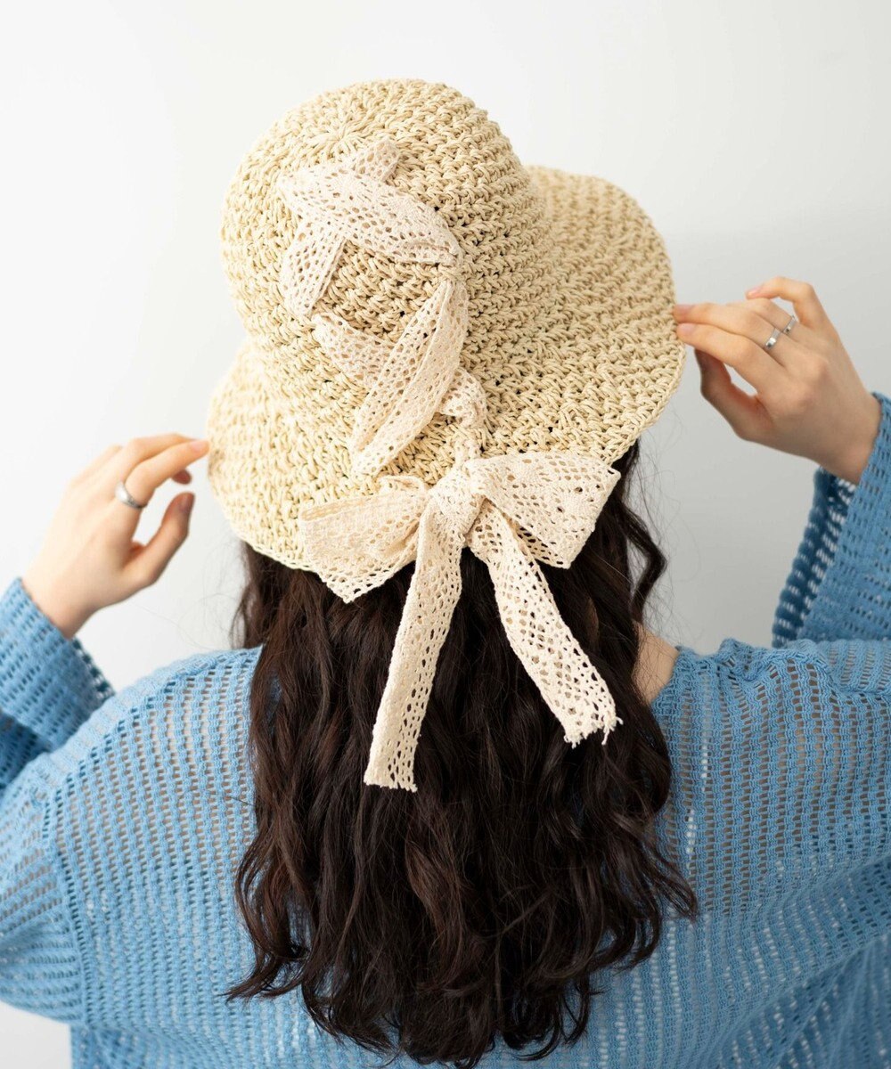 WEGO レースアップ雑材ハット 