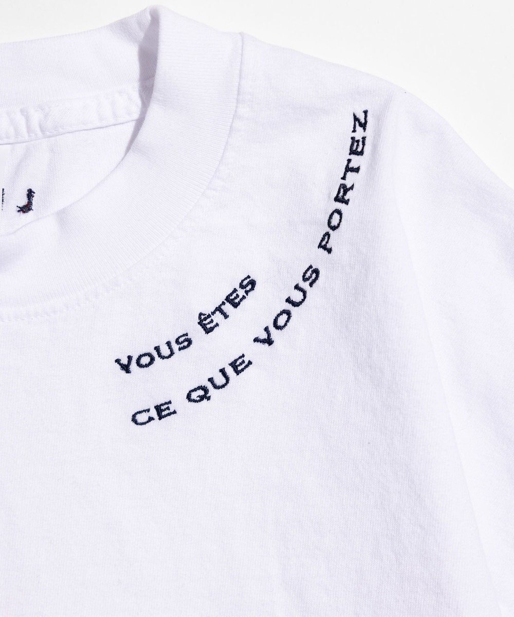 LENO EMBROIDERY  T-SHIRT / 刺繍Tシャツ 