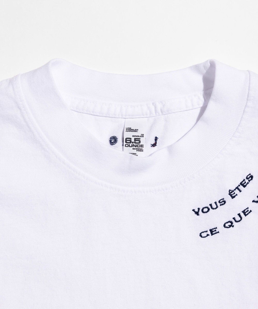 LENO EMBROIDERY  T-SHIRT / 刺繍Tシャツ 