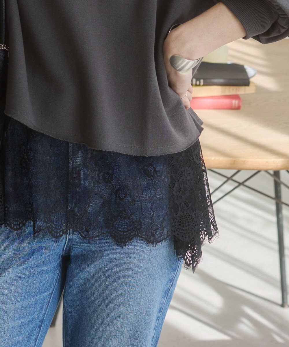WEGO 【ANGIE VINTAGE】裾レースドッキングロンT 