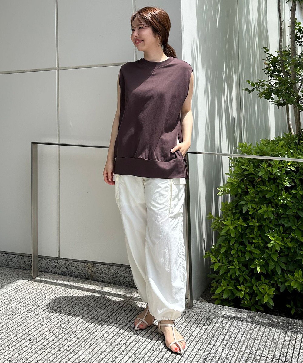 UNFILO スウェットサイドZIPベスト 