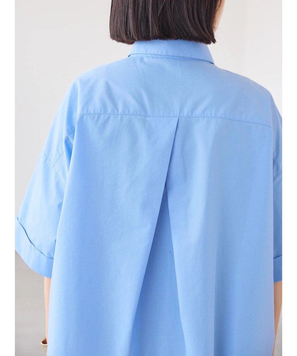 AMERICAN HOLIC イージーケア５分袖バックタックシャツ 