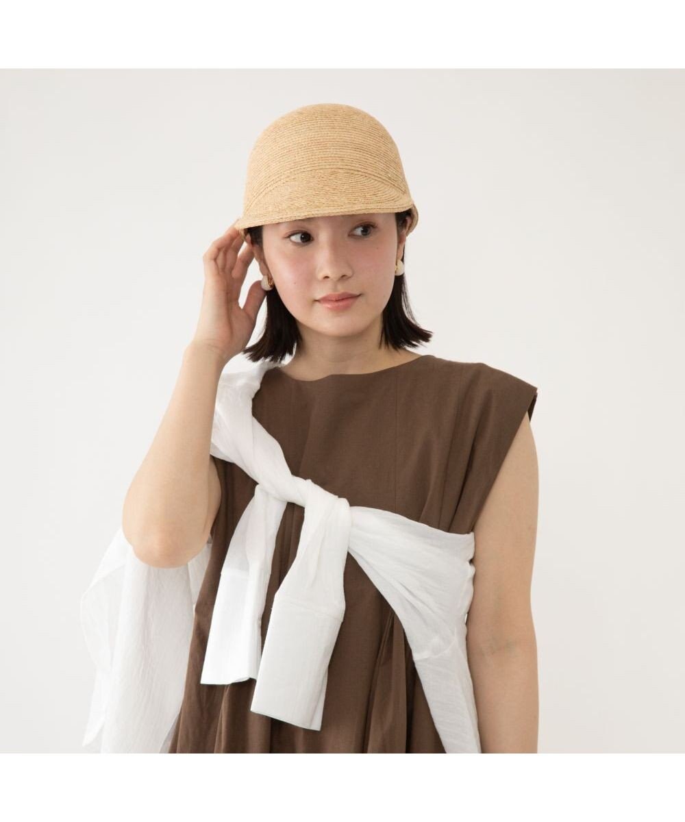 林八百吉商店 un chapeau　ラフィアブレードキャップ 