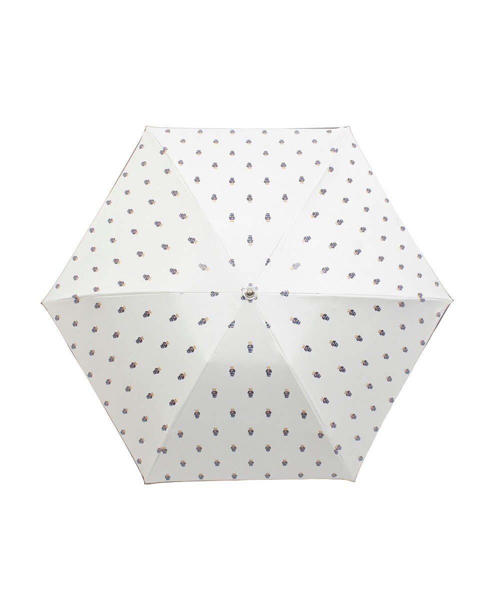 MOONBAT 【 遮光率100％/遮熱/UV/軽量】POLO RALPH LAUREN（ポロ ラルフローレン）晴雨兼用日傘   PORO BEAR ポロベア 裏カラー 折りたたみ傘 