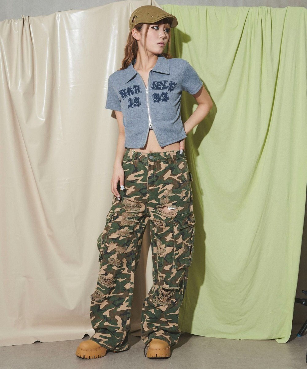 WEGO ロゴダブルZIPトップ 