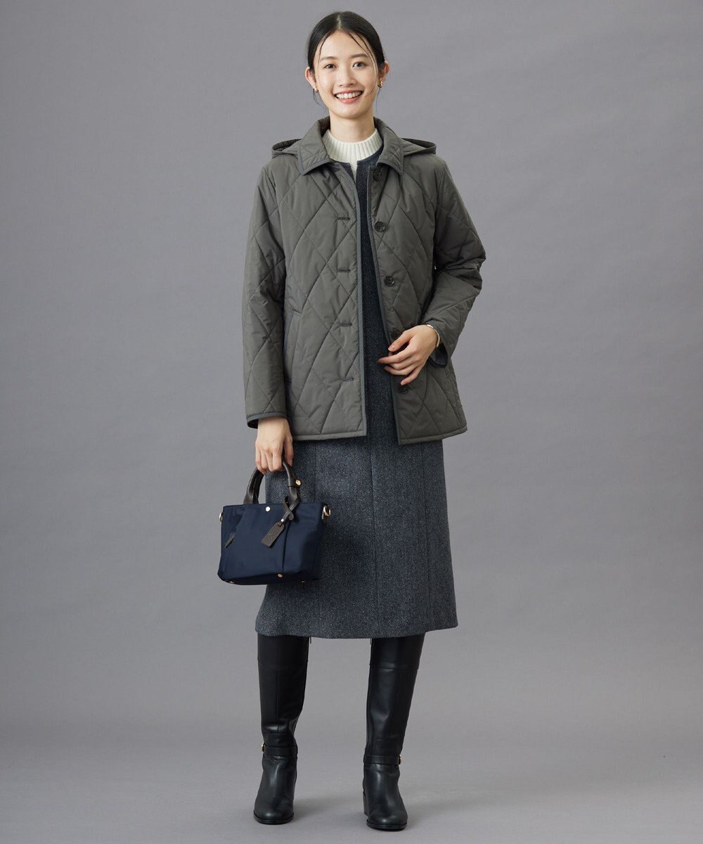 J.PRESS LADIES 【洗える・撥水】プレミアムBasicキルティング ショート コート 