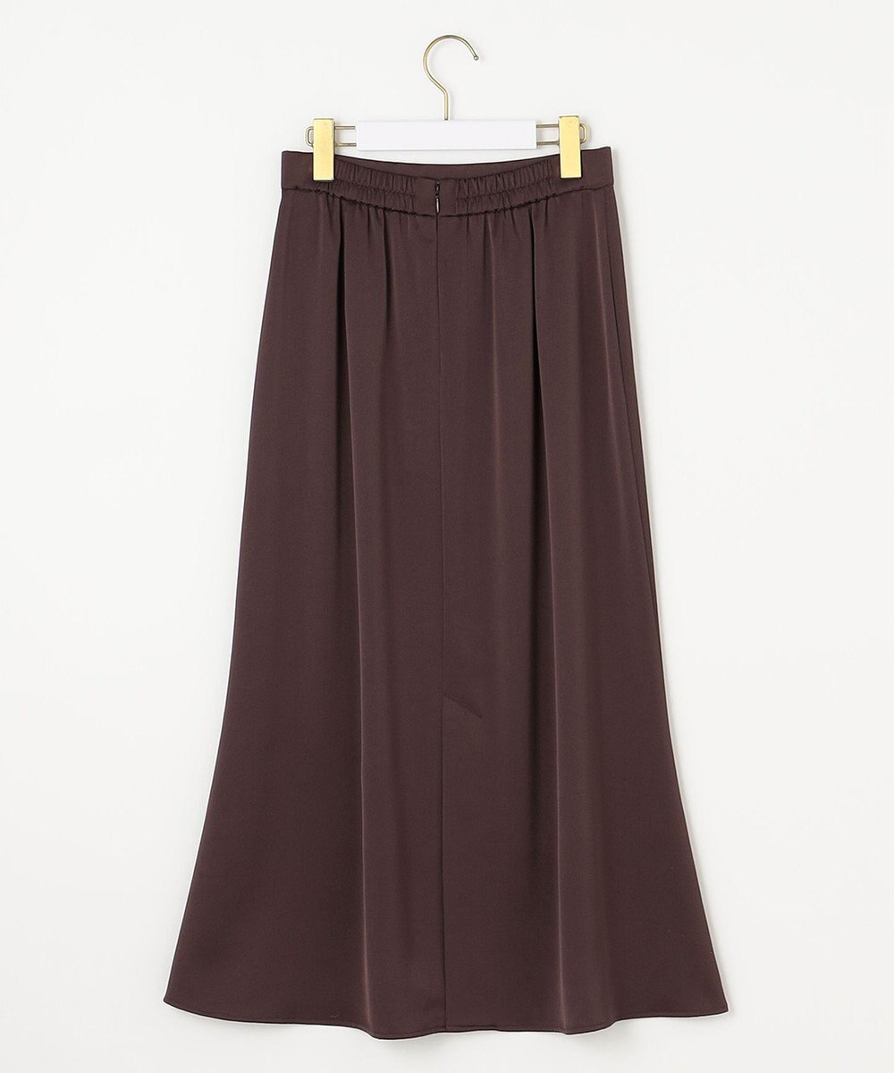 ANY SIS 【洗える】ダルサテンナロー スカート 