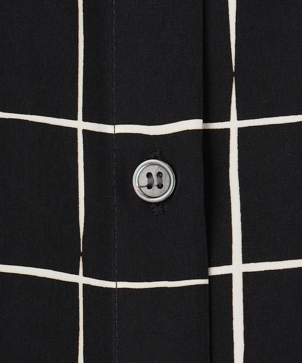 ICB L 【30th ANNIVERSARY】 ウィンドウペンプリント シャツワンピース 