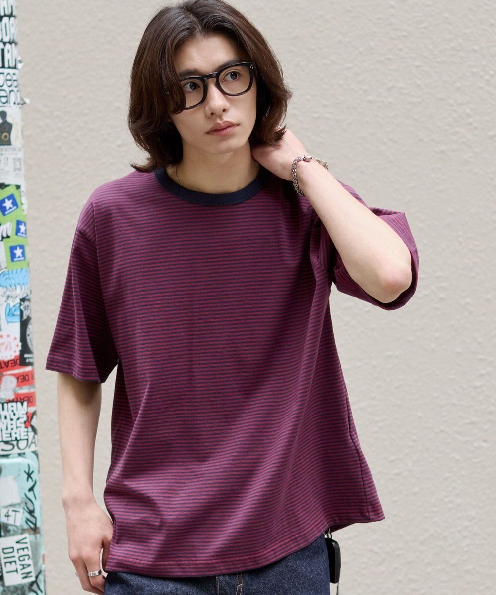 WEGO 【ユニセックス着用ITEM】ボーダーリンガーT（SS） 