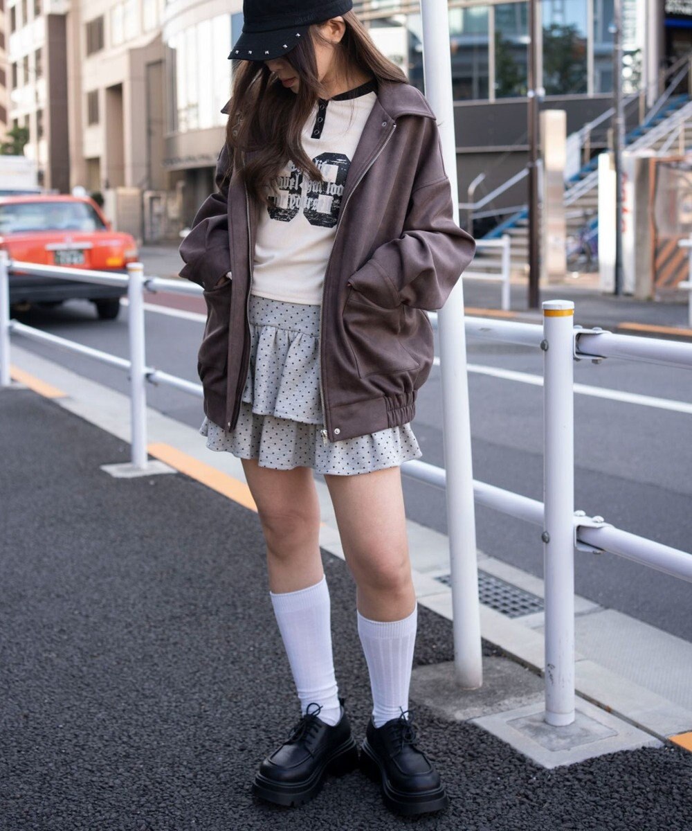 WEGO スウェードポンチジャケット 