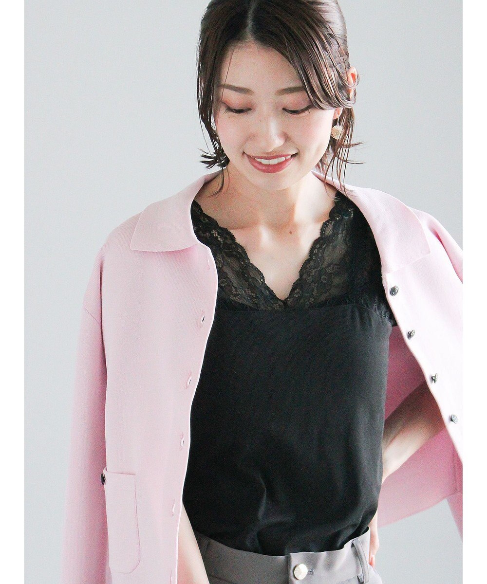 Te chichi 前後2WAYレースネックタンクトップ 