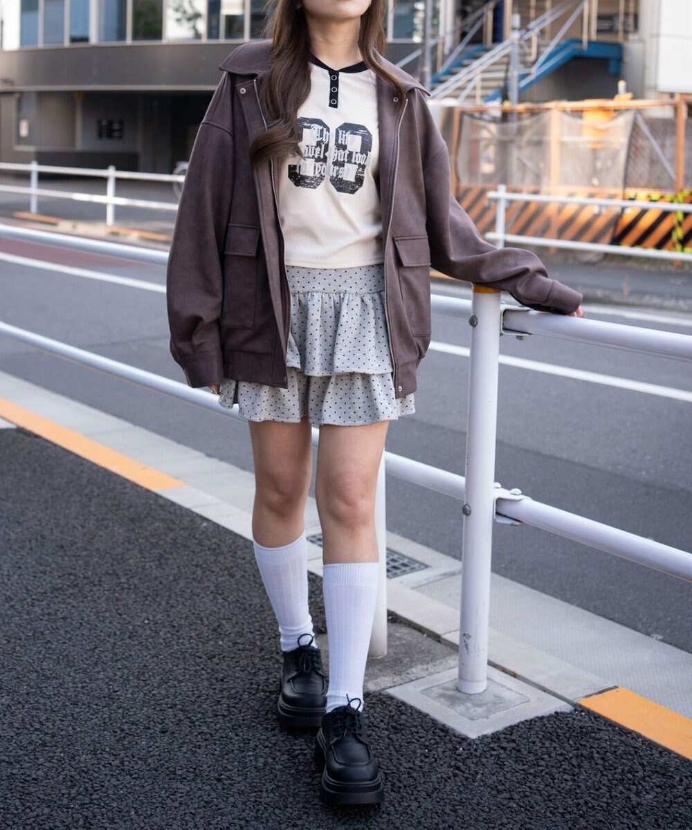 WEGO スウェードポンチジャケット 