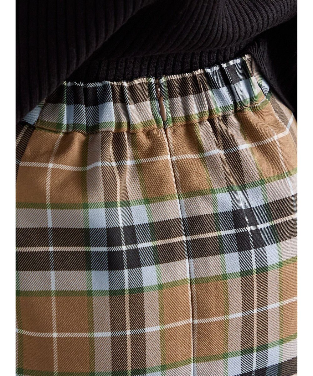 Te chichi チェックナロースカート 