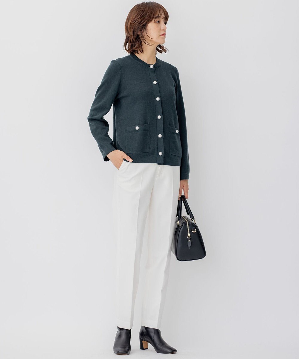 23区 【CLASSY.1月号掲載】ウールブレンド カーディガン 