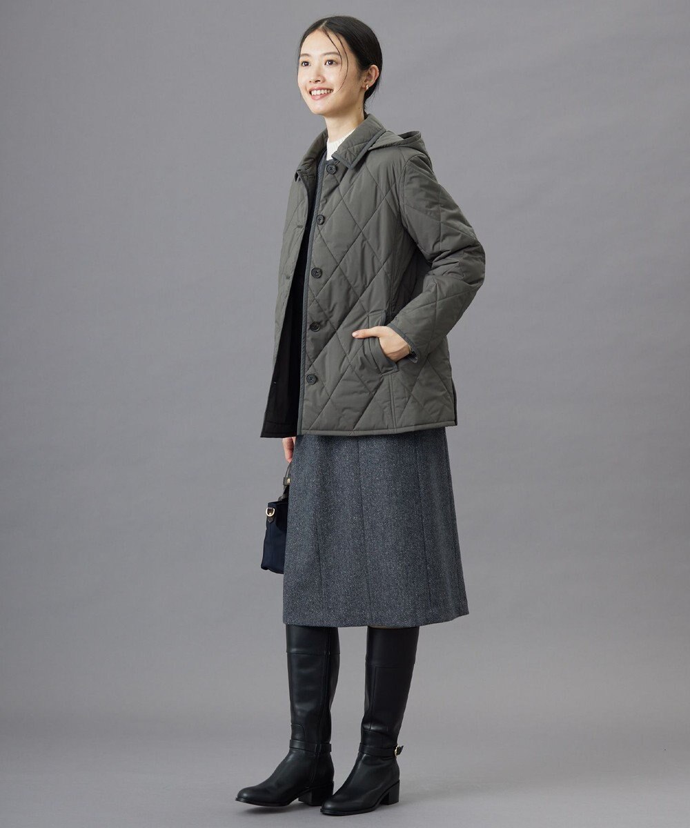 J.PRESS LADIES 【洗える・撥水】プレミアムBasicキルティング ショート コート 